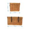 BAULE MAXI VIMINI NATURALE C/COPERCHIO - immagine 2