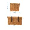BAULE MINI VIMINI NATURALE C/COPERCHIO - immagine 2
