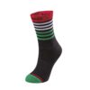 CALZINI BRN STRIPES ITALIA NERI 43/46