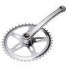 GUARNITURA ACCIAIO QUADRO 42 CROMATA
