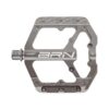 PEDALI BRN MIZAR ALLUMINIO CNC TITANIO - immagine 2