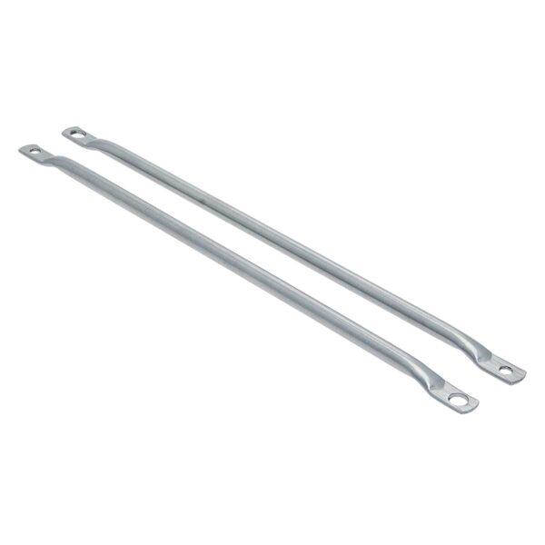 COPPIA ASTE PORTAPACCO SILVER (2 PEZZI)