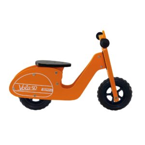 BICICLETTA BRN IN LEGNO VOLA 50 ARANCIO