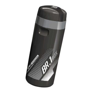 BORRACCIA PORTAOGGETTI BRN BR1 NERA/GRIGIA 600 ml