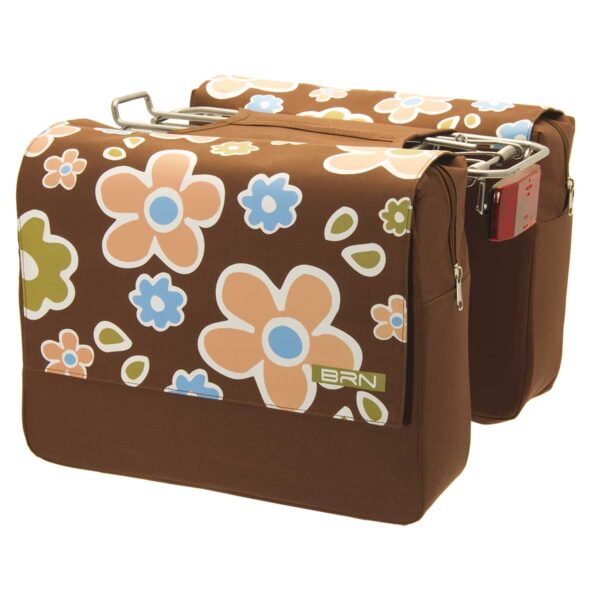 BORSE BRN TRENDY FLOWER MARRONI