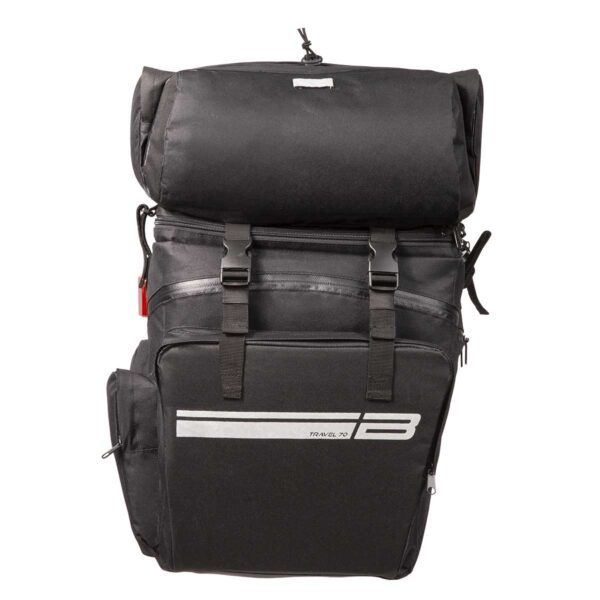 BORSA BRN BIKE TRAVEL CICLOTURISMO 70 L NERA - immagine 5