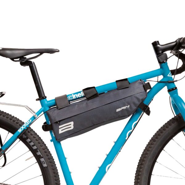 BORSA BRN BIKE TRAVEL AL TELAIO INFERIORE GRIGIA TG. M - immagine 2