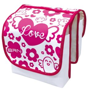 BORSE BRN LOVE BIMBO A BISACCIA POSTERIORI BIANCHE/ROSA