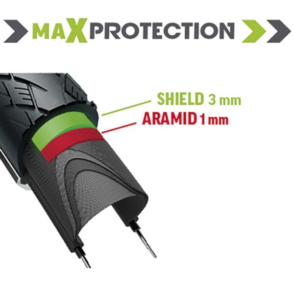 COPERTURA BRN 24 x 1.75 MAX PROTECTION NERA - immagine 3
