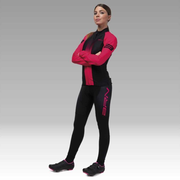 CALZAMAGLIA BRN DONNA FELPATA NERA/FUCSIA FLUO TG. L - immagine 3