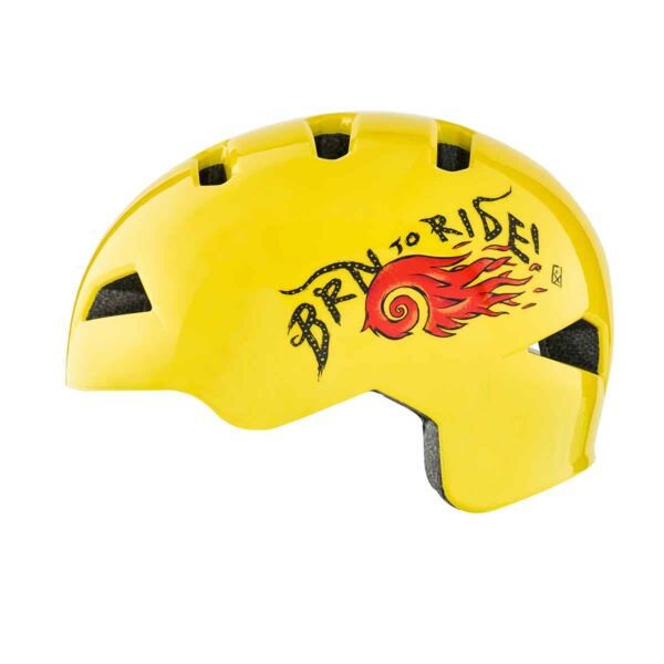 CASCO BRN FIAMMA GIALLO TG. S