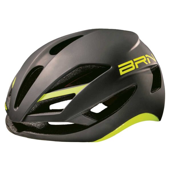 CASCO BRN CLOUD II NERO/GIALLO FLUO TG. M