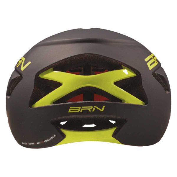 CASCO BRN CLOUD II NERO/GIALLO FLUO TG. M - immagine 2