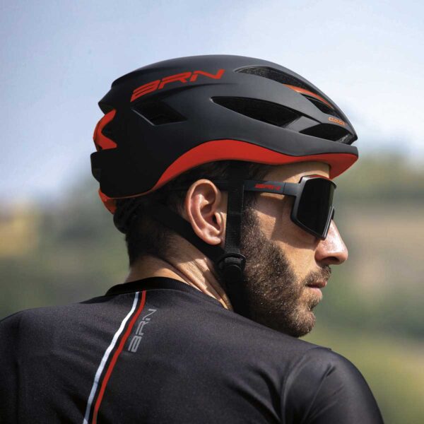 CASCO BRN CLOUD II NERO/ROSSO TG. L - immagine 5