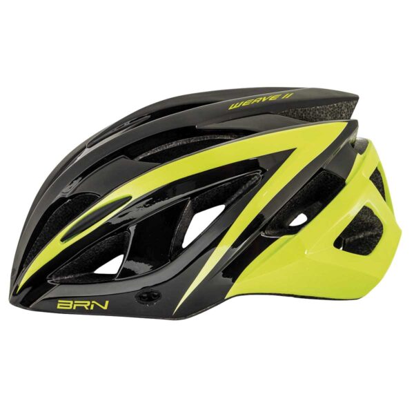 CASCO BRN WEAVE II NERO/GIALLO FLUO TG. L - immagine 2