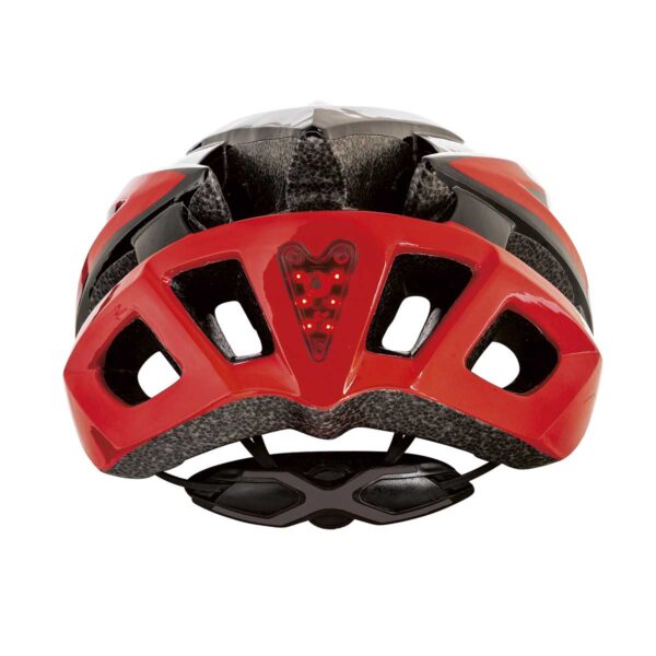 CASCO BRN WEAVE II NERO/ROSSO CON LUCE TG. L - immagine 3