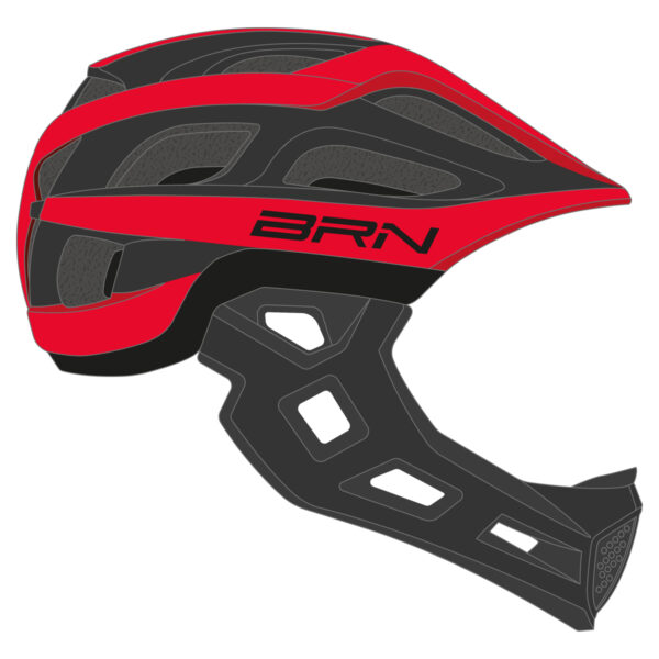 CASCO BRN FULL ROSSO TG. M