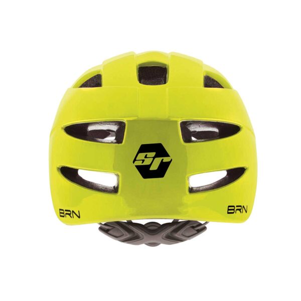 CASCO BRN SPEED RACER GIALLO FLUO TG. XXS - immagine 3