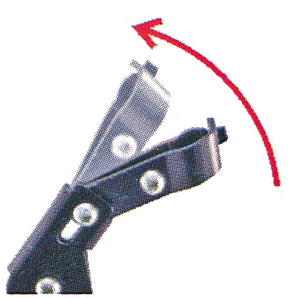 CAVALLETTO BRN POSTERIORE REGOLABILE UNIVERSALE 24/28 NERO - immagine 2