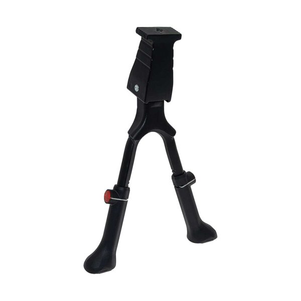 CAVALLETTO BRN CENTRALE DOPPIO REGOLABILE ALLUMINIO 24/28 NERO - immagine 2
