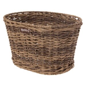 CESTO BRN VINTAGE OVALE MARRONE ECO-RATTAN