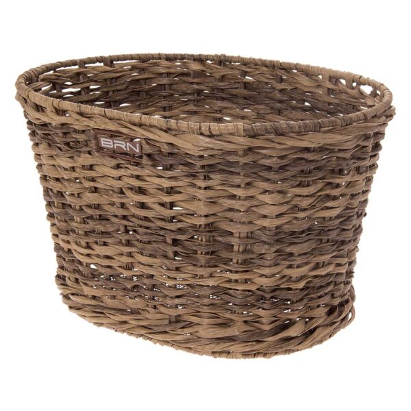 CESTO BRN VINTAGE OVALE MARRONE ECO-RATTAN