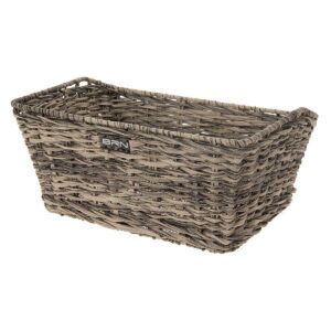 CESTO BRN VINTAGE RETTANGOLARE GRIGIO ECO-RATTAN