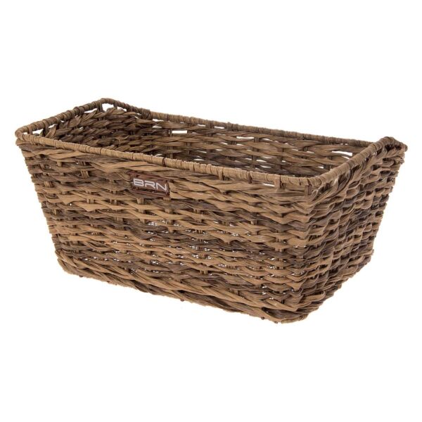 CESTO BRN VINTAGE RETTANGOLARE MARRONE ECO-RATTAN