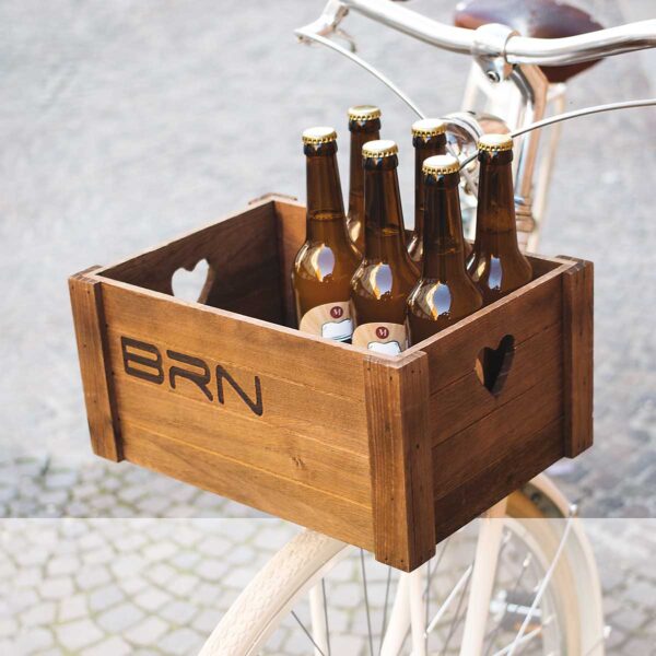 CESTO BRN LOVELY SMALL IN LEGNO NATURALE - immagine 2