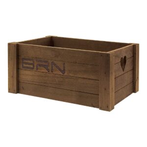 CESTO BRN LOVELY SMALL IN LEGNO MARRONE