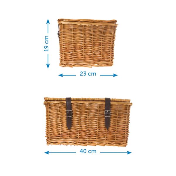 BAULE BRN MINI VIMINI NATURALE CON COPERCHIO - immagine 2