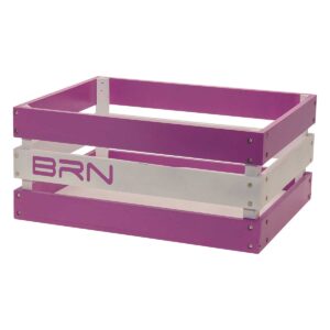 CESTO BRN VERSILIA IN LEGNO LILLA/BIANCO