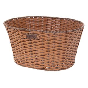 CESTO BRN VINTAGE ECOPELLE OVALE MIELE