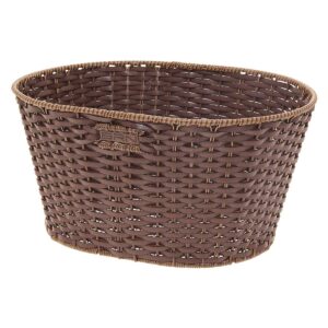 CESTO BRN VINTAGE ECOPELLE OVALE MARRONE