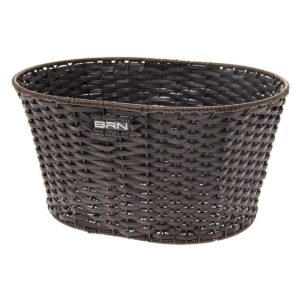 CESTO BRN VINTAGE ECOPELLE OVALE NERO