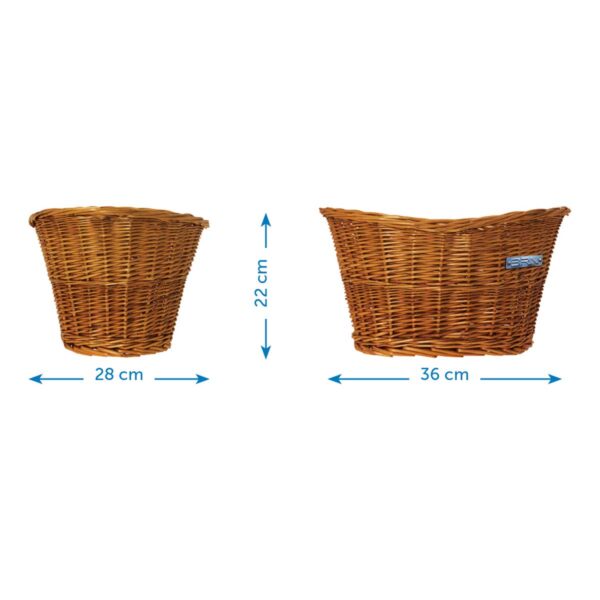 CESTO BRN RETRO' IN VIMINI NATURALE - immagine 2