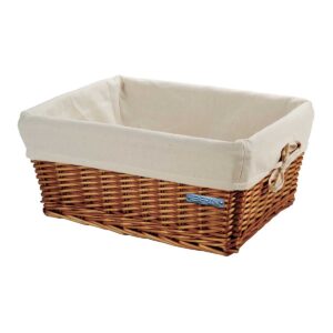 CASSETTA BRN SMALL VIMINI NATURALE CON FODERA