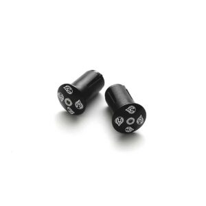 TAPPI CINELLI ANODIZZATI NERI CON EXPANDER