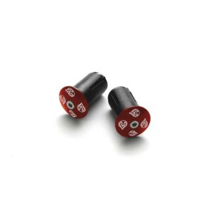 TAPPI CINELLI ANODIZZATI ROSSI CON EXPANDER