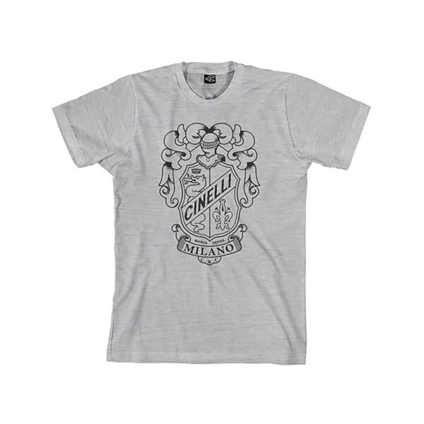 T-SHIRT CINELLI CREST GRIGIA TG. S