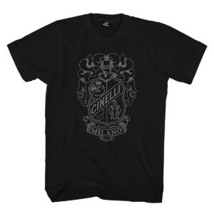 T-SHIRT CINELLI CREST NERA TG. XL