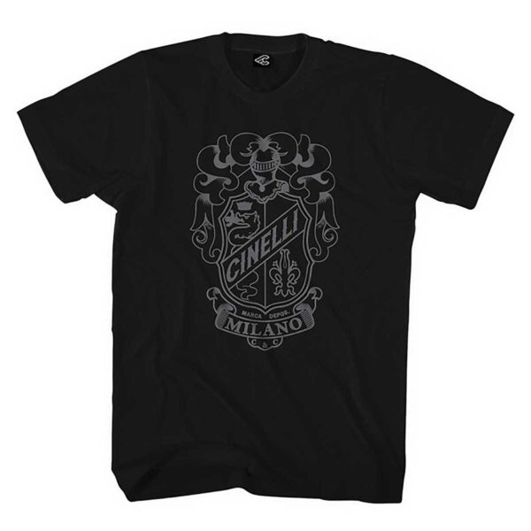 T-SHIRT CINELLI CREST NERA TG. XL