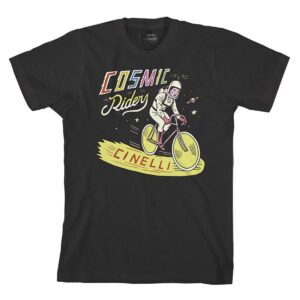 T-SHIRT S.MORA COSMIC RIDER NERA TG. S
