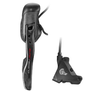COMANDO + PINZA ERGOPOWER SUPER RECORD EPS DX POSTERIORE 140 mm 12 V.