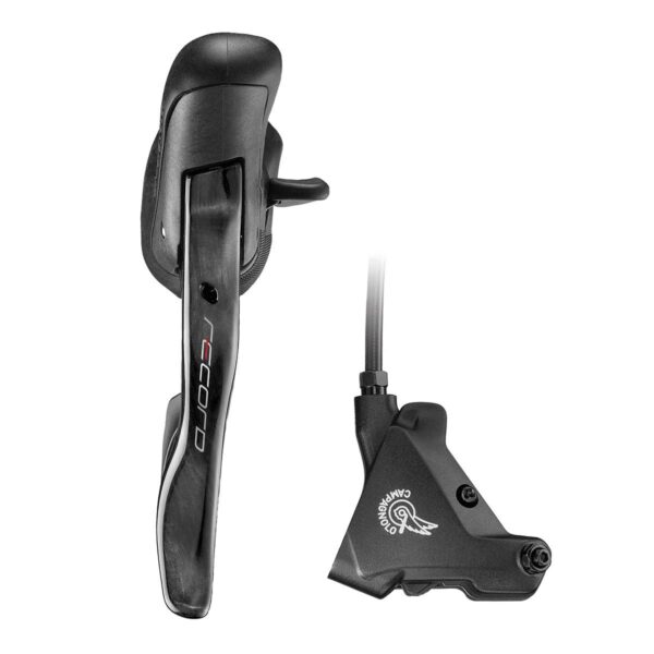 COMANDO + PINZA ERGOPOWER RECORD DX POSTERIORE 140 mm 12 V.