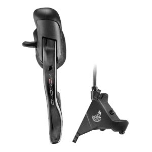 COMANDO + PINZA ERGOPOWER RECORD SX ANTERIORE 160 mm 12 V.
