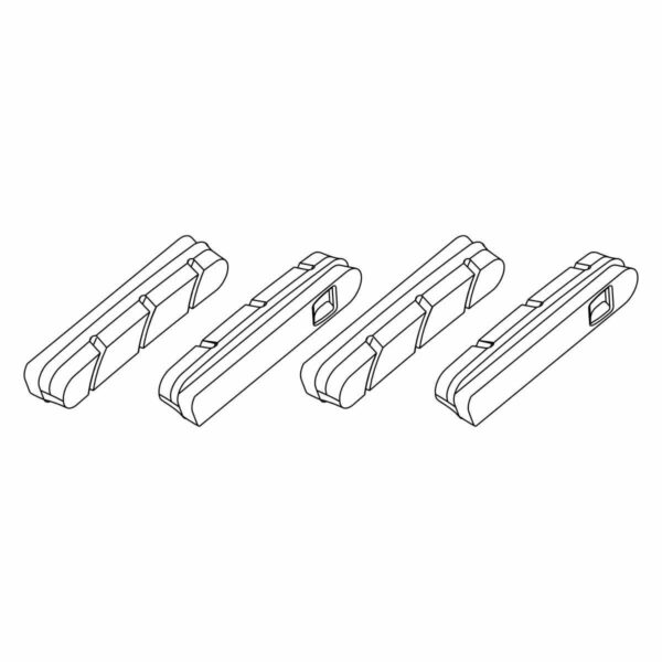 PATTINI CAMPAGNOLO NERI RECORD (4 PZ.)