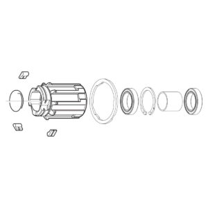 CORPO RUOTA LIBERA PER SHIMANO 9/11 V. IN ALLUMINIO