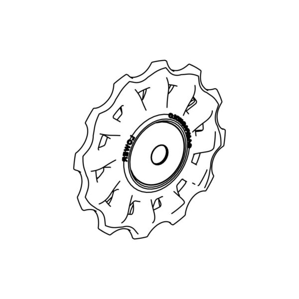 ROTELLINE CAMPAGNOLO CAMBIO SUPER RECORD 12 V.