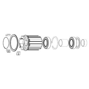 CORPO RUOTA LIBERA CAMPAGNOLO HGA33 9/11 V. 33 mm